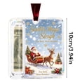 thumbnail image 2 of Christmas Cash Gift Holder Ornament Christmas Cash Gift Ornament, Clear Acrylic Money Holder, Durable Transparent Acrylic Construction, Fun Cash Gift Ornament for Family Christmas, 2 of 9