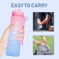 thumbnail image 5 of Collapsible Water Bottle with Time Marker, 20oz Sports Water Bottle Large Leakproof Reusable BPA Free Silicone Water Bottle, Portable Collapse Water Bottles for Travel, Sports, Outdoors (Pink), 5 of 5