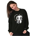thumbnail image 4 of Betty Boop Old School Flapper Cartoon Women Crewneck Sweatshirt Brisco Brands S, 4 of 5