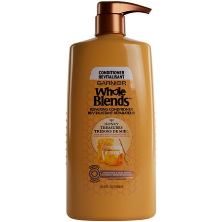 Hain Honey - Garnier Whole Blends Repairing Conditioner Honey Treasures, For Damaged Hair, 26.6 fl. oz.