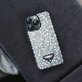 thumbnail image 6 of QuAngy Assureify Case for Apple iPhone 15 Pro - Luxury & Aesthetic Sparkling Rhinestones Design TPU Black Case - Shock Resistant - with Soft Microfiber Cloth Lining - Camera Lenses + Screen Protector, 6 of 9
