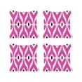 thumbnail image 2 of Ikat Set of 4 Square 18"x18" Boho Throw Pillow Covers, 2 of 4