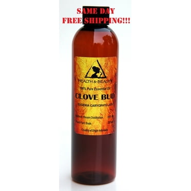 CLOVE BUD ESSENTIAL OIL AROMATHERAPY 100% PURE NATURAL 8 OZ