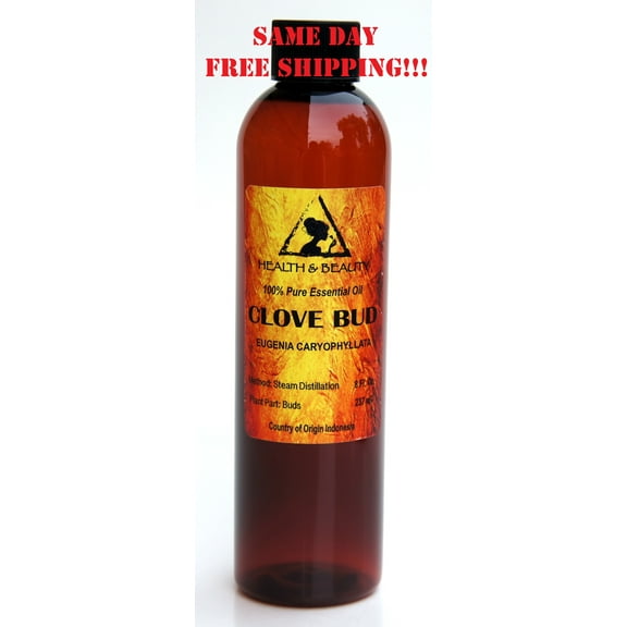 CLOVE BUD ESSENTIAL OIL AROMATHERAPY 100% PURE NATURAL 8 OZ