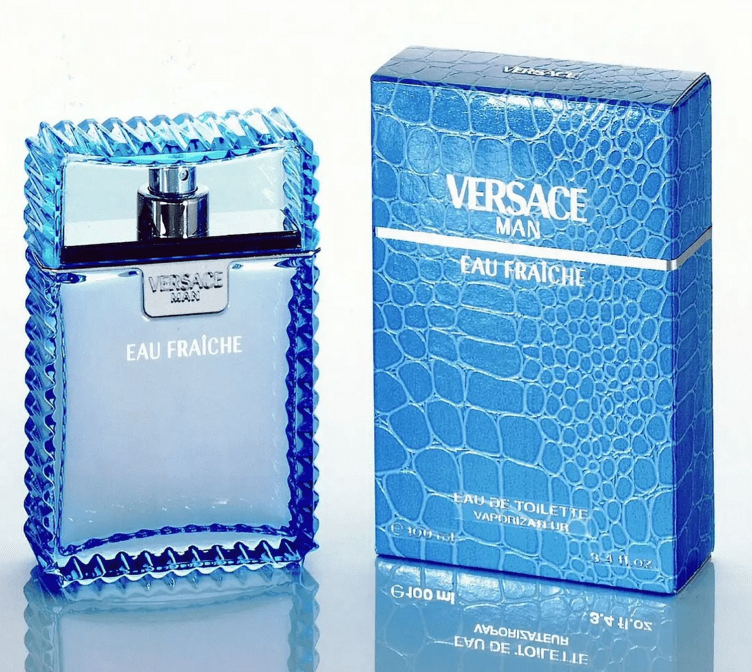 Versace Man by Versace - Men - Eau Fraiche Eau De Toilette Spray (Blue) 3.4 oz