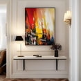thumbnail image 5 of Kaboon 40x18 inch Universal Table Top, Beige Leather, 5 of 7