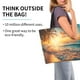 thumbnail image 2 of Balery Tropical Sunset Beach Scene Bolsa Tote Estilo Estético con Cremalleras, Bolsa de Hombro, Bolsa de Compras Grande y Plegable, 2 of 8