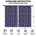 thumbnail image 2 of Blackout Kids Curtains,DarkBlue Dinosaurs Pattern Childrens Insulated Curtains Set Of 2,Bedroom Essentials,Toddler Room Decor 52"x84", 2 of 5