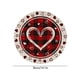 thumbnail image 3 of Heart-shaped Round Valentines's Day Placemat Set 14 In Anniversary Wedding Round Placemats Suitable For Restaurant Decoration., 3 of 6