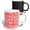 Multicolor, variant on 3drose, Red and White Zebra Print, 15oz Mug