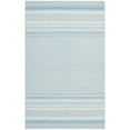 thumbnail image 5 of SAFAVIEH Kilim Orpa Striped Wool Area Rug, Light Blue/Ivory, 3' x 5', 5 of 7