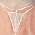 thumbnail image 6 of Levmjia Women Lace Mesh Nightgown Solid Color Spaghetti Strap Deep V Flowy Mini Slip Dress Spring Summer Home Breathable Soft Stretchy Elegant Lingerie Rest, 6 of 6