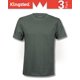 thumbnail image 3 of Remeras de hombre Kingsted, pack de 3, mezcla de algodón, cuello redondo, 2XL, 3 of 6