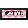 thumbnail image 2 of Pazan, Tony 24x11 Black Modern Framed Museum Art Print Titled - TTYL Instaquote A, 2 of 5