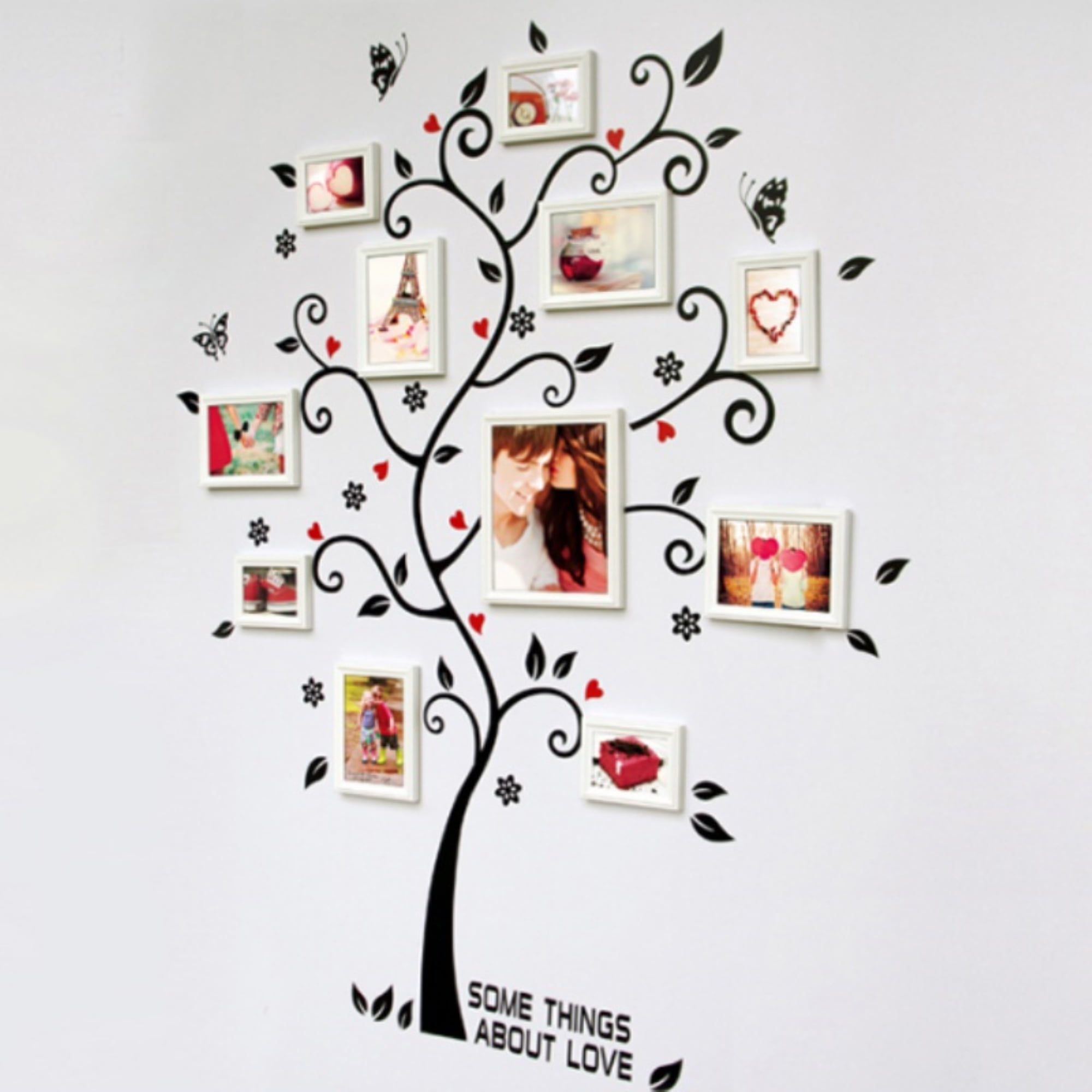 Autmor Family Tree Wall Decal Wall Stickers Murals DIY Photo Gallery Frame Decor Sticker