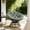 Light Green, variant on Villeston Comfortable Ergonomic Wicker Papasan Chair, 360° Swivel Indoor Outdoor Rattan Chair with Soft Thick Cushion, Ideal for Living Room, Bedroom, Reading Room,White