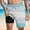 Mint Green, variant on Hvot&aat Mens Trendy Striped Printed Swim Trunks Quick Dry Lightweight Stretch Bathing Suit Elastic Waist Beach Shorts with Liner