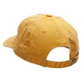 thumbnail image 3 of Mexican Flag Pancho Embroidered Unstructured Cotton Cap - Gold OSFM, 3 of 5