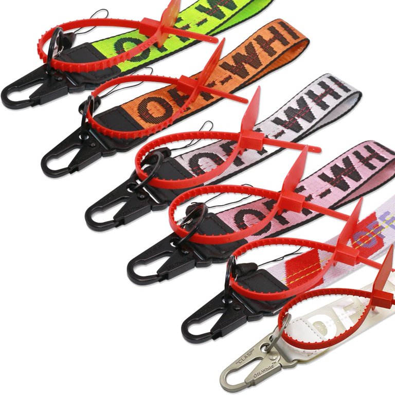 Wholesale 100Pcs 2 Colors Plastic Badge Strap Clip Carabiner