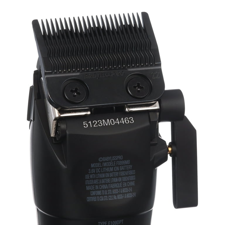 BabylissPRO BlackFX FXONE Zero-Gap Adjustable with Dual Ball