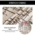 thumbnail image 5 of Dining Room Chair Covers for Dining Room Set of 6,Stretch Dining Chair Cover for Dining Room Kitchen Washable Removable(4Pack,Printed Geometric Pattern), 5 of 6