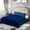 Navy, variant on Merry Home Fleece Blanket Queen size, Solid Black 1 Ply Blanket For Bed Blanket 79"x 91", 3.5lb