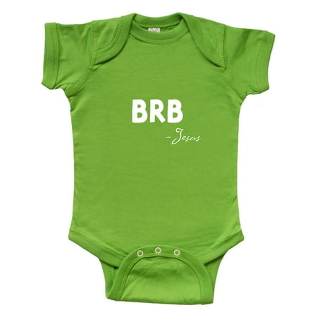 

Inktastic Easter BRB Jesus Gift Baby Boy or Baby Girl Bodysuit