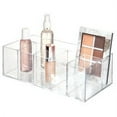 thumbnail image 2 of Clarity Cosmetic Organizer for Vanity, Dresser or Bathroom Cabinet to Hold Makeup, Beauty Products, Hair Accessories, 6 Compartments - Clear, 2 of 5