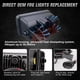 thumbnail image 5 of Luces antiniebla LED de repuesto para Ford F150 2015 2016 2017 2018 2019 2020 F150 (negro - sin halo), 5 of 5