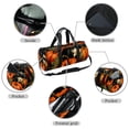 thumbnail image 2 of Thanksgiving Dance Bag with Shoe Bag, Sports Bag, Gym Bag, Yoga Bag - Size 17.7 Inches, Interior Zipper Pocket, Large Capacity, 2 of 6