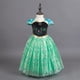 thumbnail image 4 of Vestido de princesa de malla para fiesta de niñas, disfraz de cosplay, vestido de personaje de película con estampado de dibujos animados para carnaval, Halloween y fiestas temáticas, 4 of 8