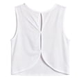 thumbnail image 7 of GPOECD Womens Workout Tank Tops Yoga Lace Up Back Sleeveless Top Running Gym Athletic Shirt for Casual Camisoles for Women 02_WH1,M, 7 of 7