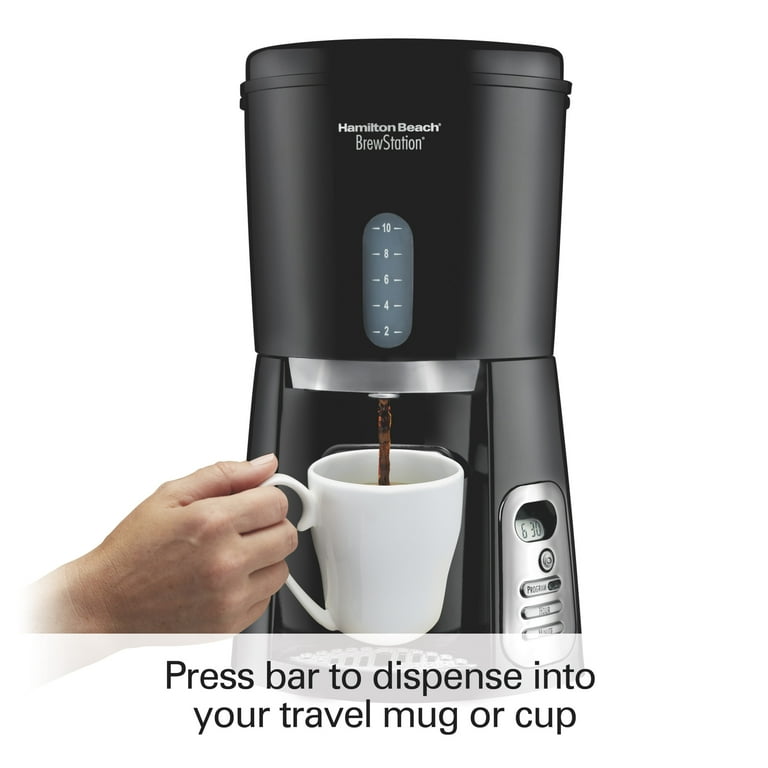 Hamilton Beach Brew Station 10 Cup Programmable Coffee Maker with