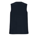 thumbnail image 5 of Oplxuo Cotton Linen 2 Piece Outfits for Women Summer Sleeveless V Neck Tank Top Matching Wide Leg Pants Travel Lounge Sets, 5 of 7