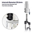 thumbnail image 2 of Bike Compatible With Stem Extender, Bicycle Handlebar Riser Adaptor, Aluminium Alloy Head Up Adapter, Compatible With Mountain Bike,Road Bike, 2 of 2