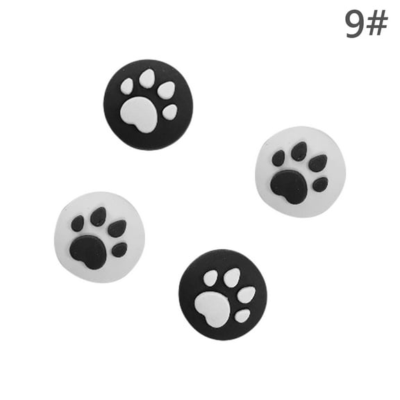 Huanledash 4Pcs Cat Paw Joystick Thumb Stick Grip Cap for NS Switch Lite Game Controller