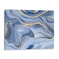 thumbnail image 1 of Cuadro decorativo - Azules y Oro 01, Marmolista 100x75 Canvas Lab Abstracto, Minimalista,, 1 of 2