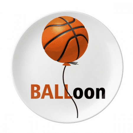 

Basket Ball Balloon Flight Plate Decorative Porcelain Salver Tableware Dinner Dish