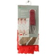thumbnail image 2 of 14-Pcs PEVA Shower Curtain Set 72” w/ Anti-Slipping Rubber-Mat & 12 Stainless-Steel Beaded Hooks Red, 2 of 7