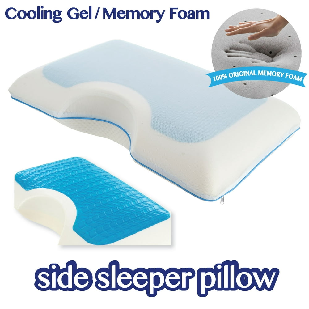 COMFYT Side Sleeper Pillow - Cervical Pillow -Shoulder Pillow - Cooling ...