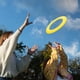 thumbnail image 4 of Disco volador hueco de 4 Uds., disco volador de playa, anillos voladores de Halloween, disco volador deportivo para actividades familiares y al aire libre en la playa, 4 of 5
