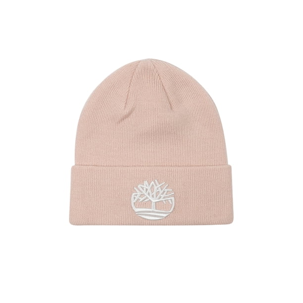 Gorro Timberland para Hombre con Logo en Contraste Color Rosa Cameo