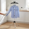 thumbnail image 5 of golytefs Graduation Gown Display Stand with Ironing Glove Portable Hanging Clothes Stand Multi-purpose Telescopic Metal Steamer Rack for Jacket Coat Shirt Display, 5 of 8