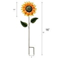 thumbnail image 5 of 32" Metal Sunflower Garden Stake Yard Lawn Patio Decor Sunflower Decoration, 5 of 5