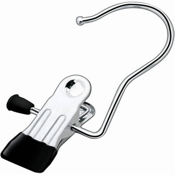 10Pack Heavy Duty Stainless Steel Laundry Hook Clips, Multi-Function Hanging Clips for Closet, Socks, Towel & Pants Organizer, Durable Clothes Pins for Travel