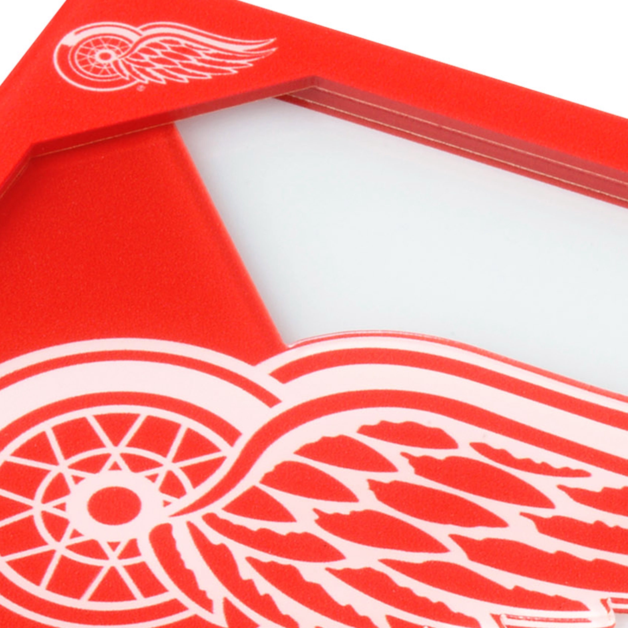 YouTheFan NHL Detroit Red Wings 3D-LSC 3D Logo Series Coasters - Pack of 2