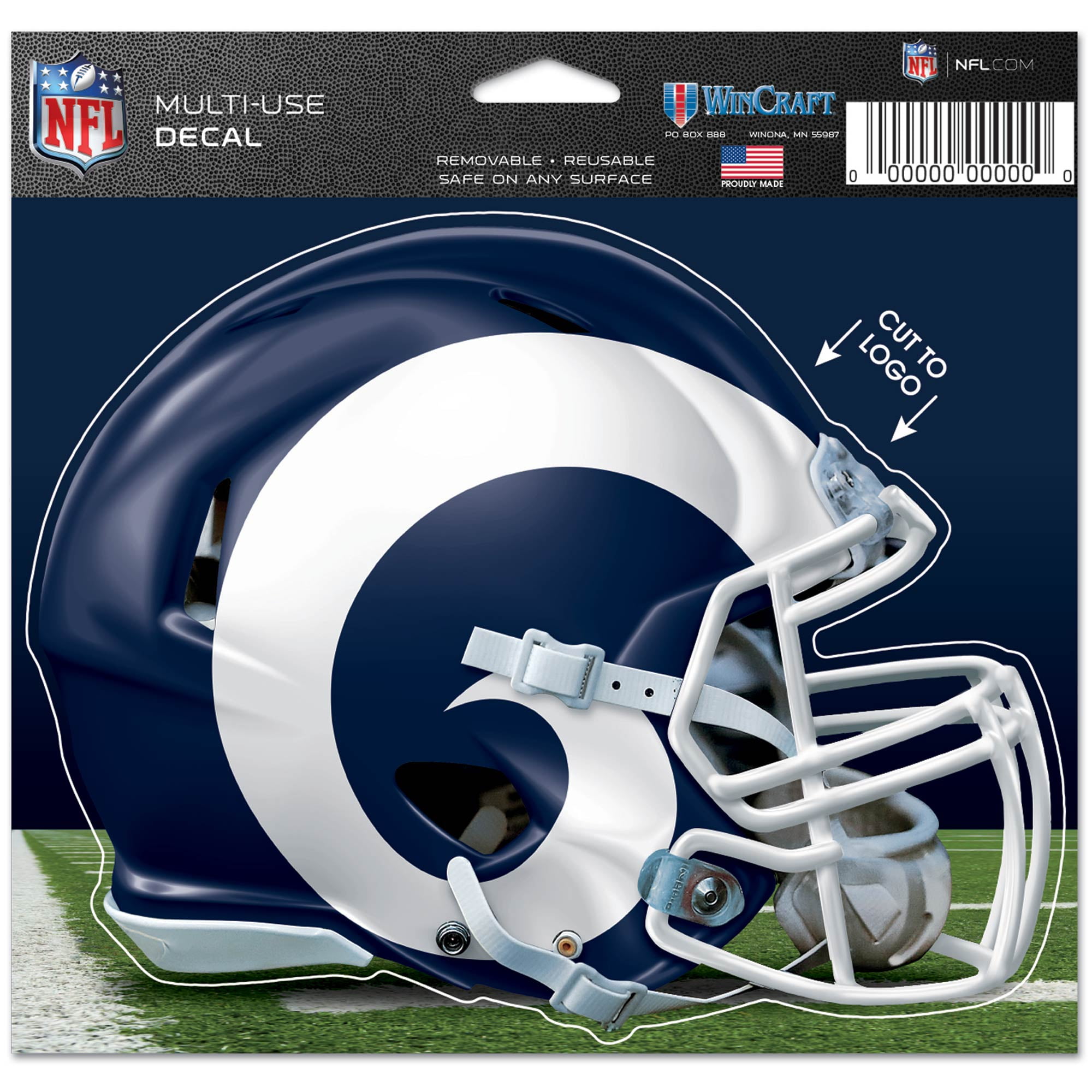 Rams Football Los Angeles for Life Sport Decal 5 X 5