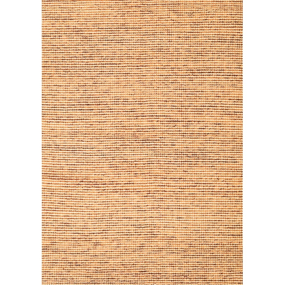 Ahgly Company Indoor Rectangle Abstract Orange Contemporary Area Rugs, 7' x 9'