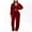 Red, variant on TIMIFIS Women's Two Piece Outfit Long Sleeve Crewneck Pullover Tops And Long Pants Tracksuit-Red-M - Fall