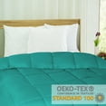 thumbnail image 6 of Superior Solid Comforter Down Alternative Bedding, Full, Turquoise, 6 of 13